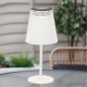 градина,/,на,открито,streetwize,solar,table,lamp,white,patterned,design,led