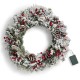 коледни,опаковки,и,декорации,the,spirit,of,christmas,60cm,pre,lit,wreath,54,white,flocking,one,size,white,flock