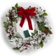 коледни,опаковки,и,декорации,the,spirit,of,christmas,50cm,pre,lit,wreath,54,red,bow,one,size,red,bow