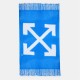 аксесоари,на,разпродажба,off,white,unisex,arrow,design,blanket,blue,white