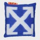 аксесоари,на,разпродажба,off,white,unisex,pillow,arrow,design,blue,white