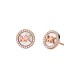 аксесоари,на,разпродажба,michael,kors,michael,michael,kors,circle,logo,earrings,rose,gold