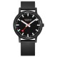 часовник,часовници,mondaine,essence,watch,black