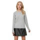 блуза,дамски,пуловери,дамски,плетени,дрехи,vero,moda,doffy,sweater,light,grey,melange,(grey)