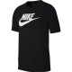 тениска,мъжки,тениски,nike,sportswear,icon,futura,short,sleeve,t,shirt,black,white,(black)