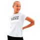 тениска,дамски,тениски,vans,flying,v,short,sleeve,t,shirt,white,(white)
