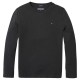 тениска,детски,тениски,tommy,hilfiger,basic,knit,long,sleeve,t,shirt,black,(grey,heather)