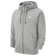 блуза,мъжки,пуловери,nike,sportswear,club,full,zip,sweatshirt,grey,(dark,grey,heather,matte,silver,white)