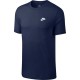 тениска,мъжки,тениски,nike,sportswear,club,short,sleeve,t,shirt,blue,(midnight,navy,white)