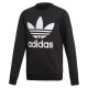 блуза,детски,блузи,adidas,originals,trefoil,crew,sweatshirt,black,white,(black)