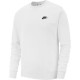 блуза,мъжки,пуловери,nike,sportswear,club,crew,sweatshirt,white,(white,black)