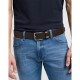 колан,колани,lee,small,logo,belt,dark,brown,(black)