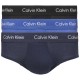 мъжко,бельо,calvin,klein,cadera,slips,3,units,blue,(black,cobalt,w,blue)