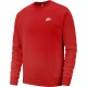 блуза,мъжки,пуловери,nike,sportswear,club,crew,sweatshirt,red