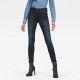 дънки,дамски,панталони,g,star,3301,high,waist,skinny,jeans,dark,aged,(blue)