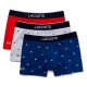мъжко,бельо,lacoste,slips,3,units,methylene,argent,chine,red,(red,blue)