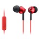 слушалки,слушалки,sony,mdr,ex110apr,earphones,red