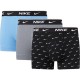 боксерки,мъжко,бельо,nike,eday,trunk,boxers,3,units,black,swoosh,print,cool,grey,university,blue,(multicolor)