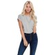 тениска,дамски,тениски,only,moster,o,neck,short,sleeve,t,shirt,grey,(light,grey,melange)