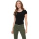 тениска,дамски,тениски,only,live,love,life,o,neck,short,sleeve,t,shirt,black