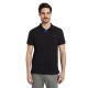дамски,блузи,с,яка,мъжки,блузи,с,яка,tom,tailor,made,of,cotton,short,sleeve,polo,black,(black)