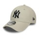 шапка,всички,шапки,new,era,new,york,yankees,mlb,9forty,league,essential,cap,beige,(med,beige)