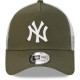 шапка,всички,шапки,new,era,new,york,yankees,mlb,e,frame,trucker,league,essential,cap,green,med,(green)