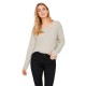 блуза,дамски,пуловери,дамски,плетени,дрехи,vero,moda,crew,lefile,v,neck,sweater,birch,silver,sconce,nomad,melange,(beige)