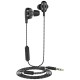 слушалки,слушалки,muvit,m1i+,dual,driver,3.5,mm,earphones,black,(black)
