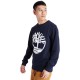 блуза,мъжки,пуловери,timberland,core,tree,logo,crew,brushback,sweatshirt,blue