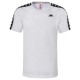 тениска,детски,тениски,kappa,coen,slim,222,banda,short,sleeve,t,shirt,white,(white,black)