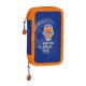 канцеларски,принадлежности,safta,valencia,basket,small,double,filled,28,pieces,pencil,case,orange,blue,(blue,orange)