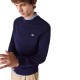 блуза,мъжки,пуловери,дамски,пуловери,lacoste,classic,fit,crew,organic,cotton,sweater,blue,(navy,blue)