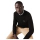 блуза,мъжки,пуловери,lacoste,classic,fit,crew,organic,cotton,sweater,black