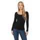 тениска,дамски,тениски,vero,moda,maxy,my,sofu,neck,long,sleeve,t,shirt,black