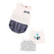 детски,екипи,boboli,pack,knit,combined,short,sleeve,set,white,blue,(off,white)