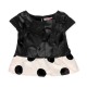 тениска,детски,тениски,boboli,knit,combined,short,sleeve,t,shirt,black,(black)