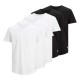 тениска,мъжки,тениски,jack,&,jones,noa,crew,short,sleeve,t,shirt,5,units,white,black,(black,detail,white,black,regular,fit)