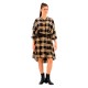 рокля,дамски,поли,и,рокли,toi&moi,tartan,check,tent,with,illusion,belt,midi,dress,red,(check)