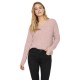 блуза,дамски,пуловери,дамски,плетени,дрехи,vero,moda,crew,lefile,v,neck,sweater,pink,(sepia,rose,detail,melange)