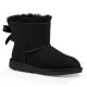 обувки,дамски,боти,мъжки,боти,ugg,mini,bailey,bow,ii,boots,black,(black)