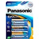 батерии,panasonic,1x4,evolta,lr,6,mignon,battery,blue,(blue)