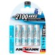 батерии,ansmann,1x4,maxe,nimh,rechargeable,mignon,aa,5035052,batteries,2100mah,silver,(silver)