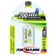батерии,ansmann,1,maxe,nimh,rechargeable,block,5035342,batteries,200mah,9v,silver