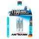 батерии,ansmann,1x2,nimh,1100,micro,1050mah,aaa,rechargeable,battery,silver,(silver)
