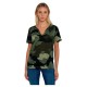 тениска,дамски,тениски,pepe,jeans,cami,short,sleeve,v,neck,t,shirt,green,(forest,green)