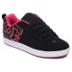 обувки,дамски,маратонки,dc,shoes,court,graffik,trainers,black,pink,stencil