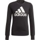блуза,детски,блузи,adidas,essentials,sweatshirt,black,(black,white)