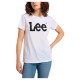 тениска,дамски,тениски,lee,logo,short,sleeve,t,shirt,white