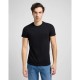 тениска,мъжки,тениски,lee,2,units,short,sleeve,t,shirt,black,(black)